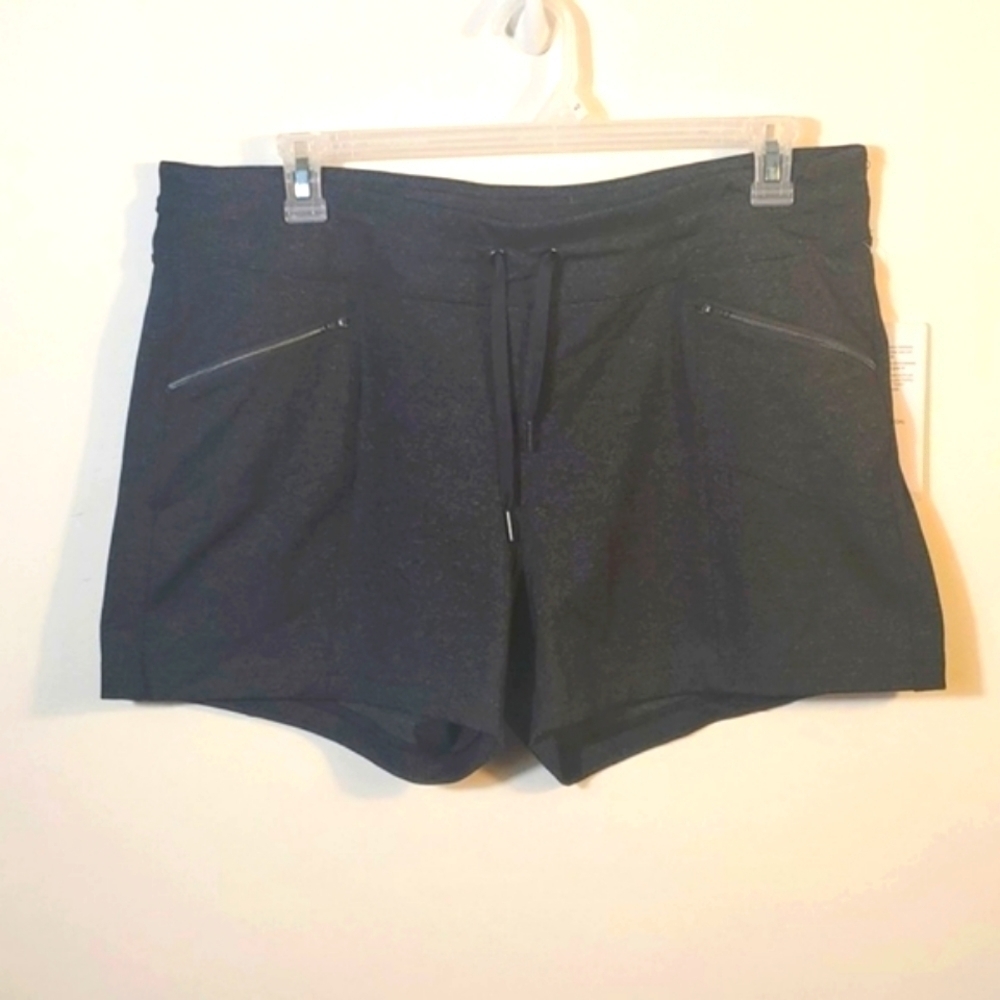 Active Life Heather Charcoal Heather Grey Shorts Size 2XL NWT Comfort Waist